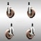 Service Caster 5 Inch 316SS High Temp Glass Filled Nylon 1 Inch Stem Caster Brake SCC, 2PK SCC-SS316EX20S514-GFNSHT-2-TLB-2-1 - alternate 1